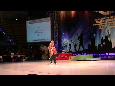 YOUDIN Ivan - SBITNEVA Olga Akrobatik World Masters Zielona Gora 17.10.2012 Rock´n´Roll