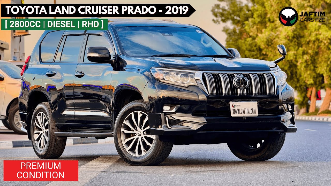 تويوتا برادو [QISJ IN DUBAI] | RHD | SUNROOF | 2019 | 2.8L DIESEL ENGINE | Leather Electric Seats 7 video