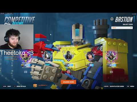 TOP 500 BASTION - DAFRAN! BASTION OVERWATCH 2 RANKED GAMEPLAY SEASON 20