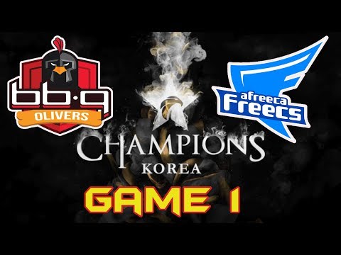 [LCK Summer 2017 W7D1] BBQ vs AFS Highlights game 1 | BBQ OLIVERS vs Afreeca