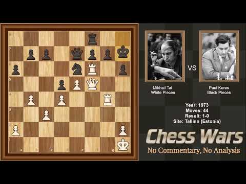 Mikhail Tal's wonderful attack against Paul Keres - 1973