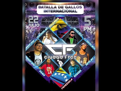 COLOMBIA VS VENEZUELA/FREESTYLE RAP/PATRON MC/ANDY INK/PUMA/ VS KROSTELL/KRUGER/LEVIATAN/BATALLA