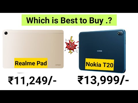 Nokia T20 Tablet vs Realme Pad Which is Best to Buy 🤔🧐💥