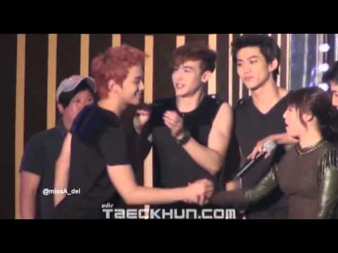 2PM Junho & MISS A Min - Dream Concert 2011 Moments