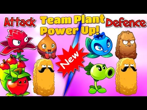 Plants vs Zombies 2 - Defence and Attack Team Plant Power Up Part 2