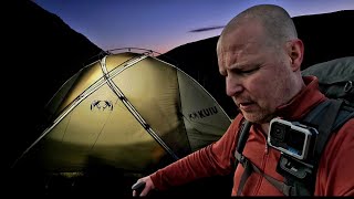 -5°c Wild camping in the lake district after completing 5 wainwright's in just 1 day..