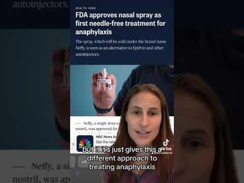Meet NEFFY, a groundbreaking nasal spray that can treat anaphylaxis 💪.