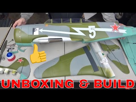 H-King Yak-11 Russian WW2 Warbird EPO 1450mm (57") UNBOXING AND BUILD REVIEW From HOBBYKING Yak 11