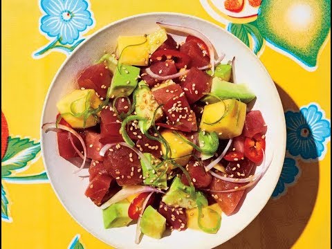 Tuna Poke, Mango, and Avocado Bowl | Live
