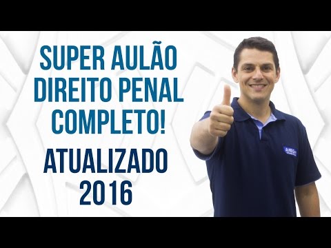 Super Aulão Direito Penal - Atualizado 2016 - AlfaCon Concursos Públicos