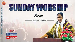 thumb for 🔴 Live  - Sunday Worship Service  | Olive Grace Ministries | Grace Gurajada | 10-09-2023