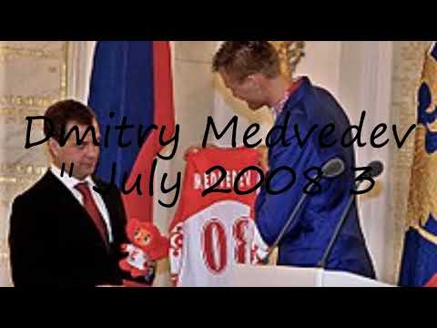How to pronounce Dmitry Medvedev " July 2008 3 in English?