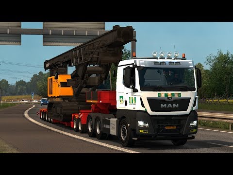 ETS2 MAN TGX Euro6 + ProMods + RGM + Spring Weather: Holstebro (DK) - Aarhus (DK)
