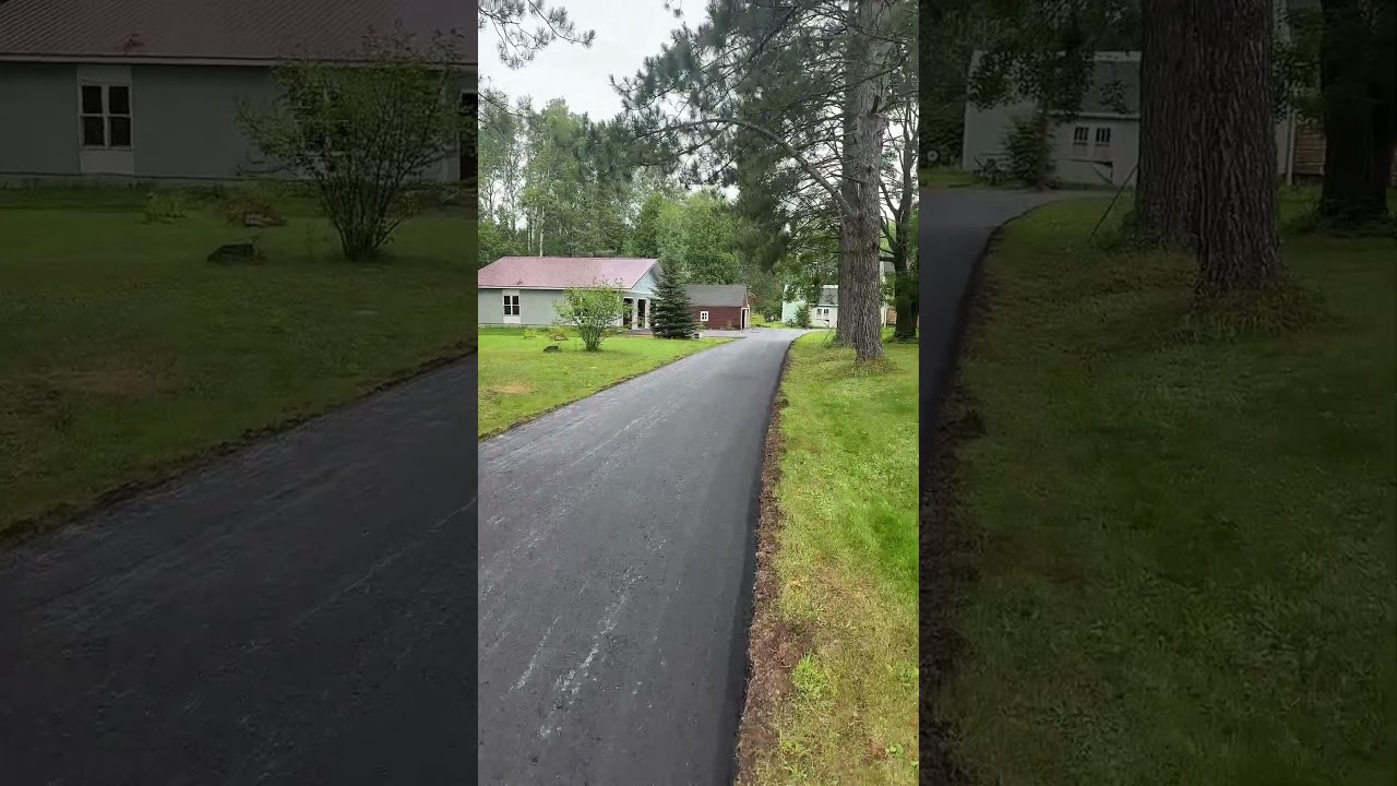 Smooth, Black, and Built to Last — New Asphalt Driveway by Midwest Asphalt Paving