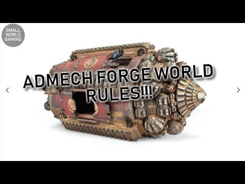 New Forge World Ad Mech Rules!