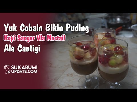 Video: Yuk Cobain Bikin Puding Kopi Sanger Vla Moctail Ala Cantigi