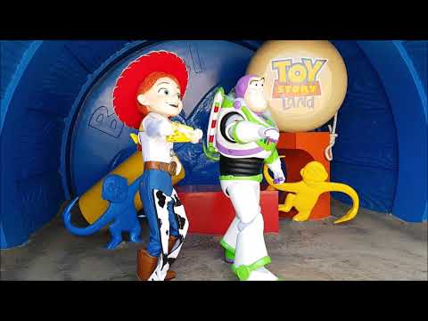 Woody, Jessie & Buzz Lightyear with NEW FACES, Meet & Greet at Toy Story Land - Hong Kong Disneyland
