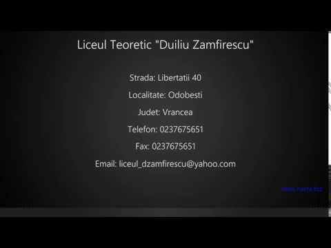 Liceul Teoretic "Duiliu Zamfirescu" Odobesti