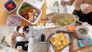 【ワーママの日常】全然休めない週末の作りおき🪻🫐🎏お弁当と夜ごはん