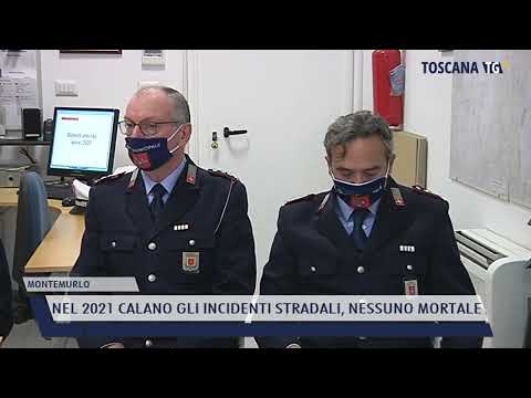 2022-01-20 MONTEMURLO - NEL 2021 CALANO GLI INCIDENTI STRADALI, NESSUNO MORTALE