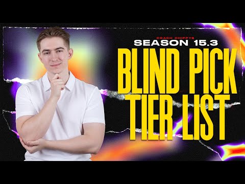 SEASON 15 BLIND PICK TIER LIST - Best Top Lane Blind Picks