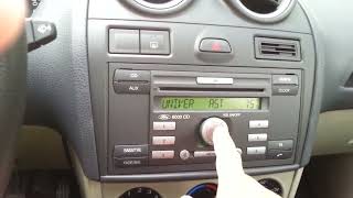 Ford Fiesta Mk6 - Updating Date and Time on the Radio