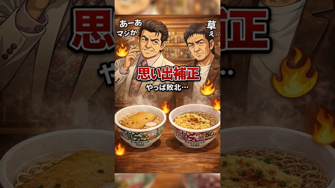 【懐古厨集合】どん兵衛クラシック、これ言っていい？ 日清のどん兵衛 きつねうどん クラシック（東）／天ぷらそば クラシック