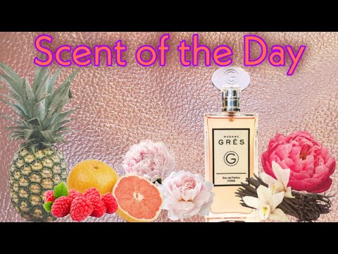 SOTD: Madame Gres by Parfums Gres, a fruity-floral with a soft vanilla and leather base 🤎💛❤