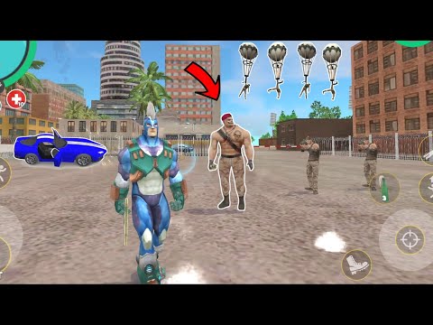 Rope Hero: Vice Town (Rope Hero Fight Danger Villain) Skull Boss Fight Hero - Android Gameplay HD