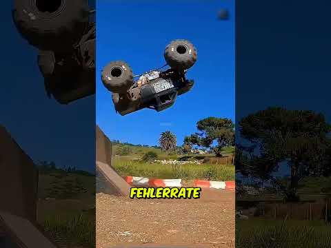 Der erste Vorwärtssalto eines Monstertrucks! 😳