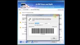 Split scanned PDF pages by barcode on HP or Epson or Sanner