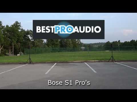 Bose S1 Pro vs JBL Eon Compact - Outdoor Sound Test