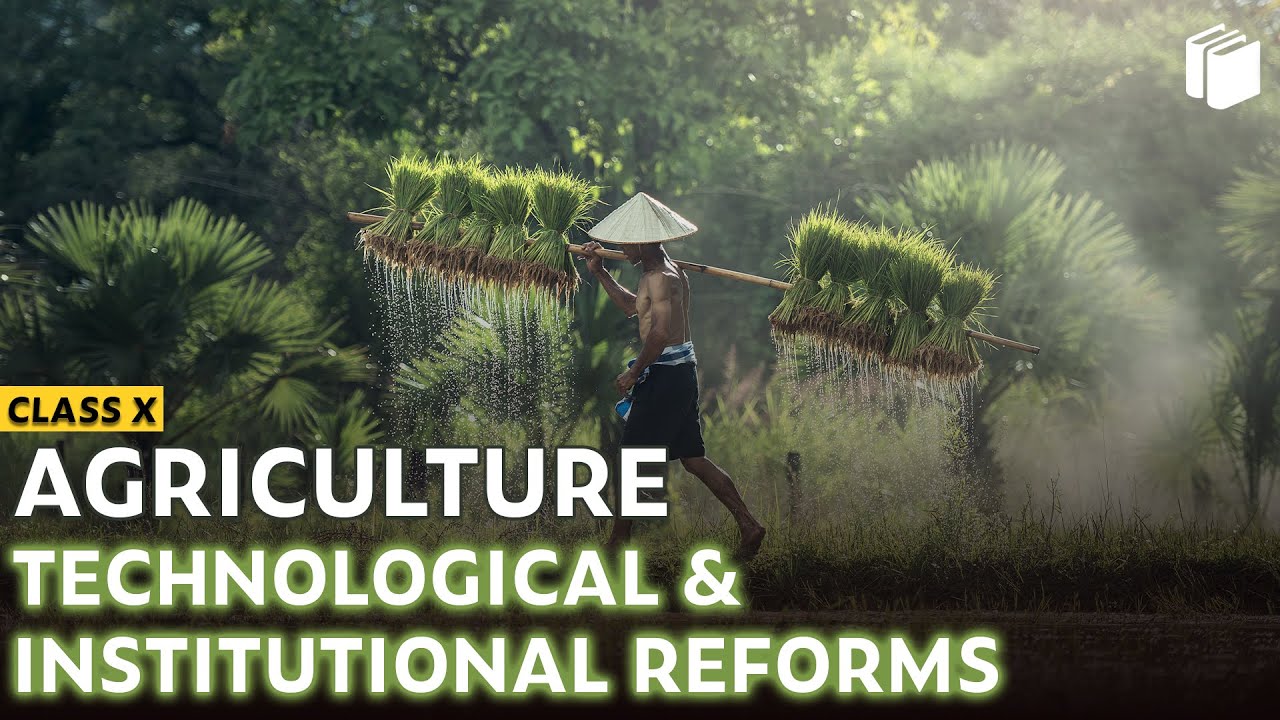 Technological & Institutional Reforms | Agriculture | Chapter 4 - Geography | Class 10 | PuStack