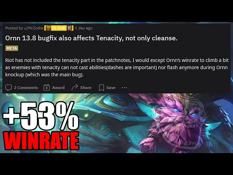 RIOT FIXED A 5 YEARS OLD BUG ON ORNN 💀