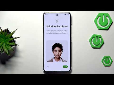 Setting up Face Unlock on the MOTOROLA Edge 70 – activating facial recognition