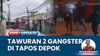 1 Orang Alami Luka Bacok Buntut 2 Kelompok Gangster Tawuran di Jalan Raya Mandor Lipin Depok