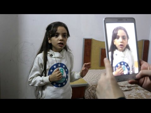 Click to Watch the 7-year-old Syrian girl, made famous with heartbreaking Twitter posts, is finally evacuated from Aleppo video