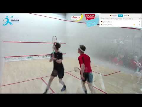 Germany  vs Wales  - ESF European Mixed Team u19 Squash Championships 2023
