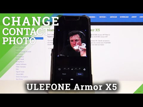 How to Add Photo to Contact in ULEFONE Armor X5 - Personalize Contacts