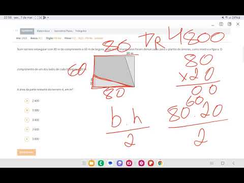 FCC PROVA SOLDADO PMBA 2023 - QUESTÃO 17 (MATEMÁTICA)
