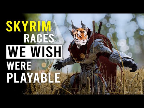 10 Lore Races We Wish Were Playable In Skyrim