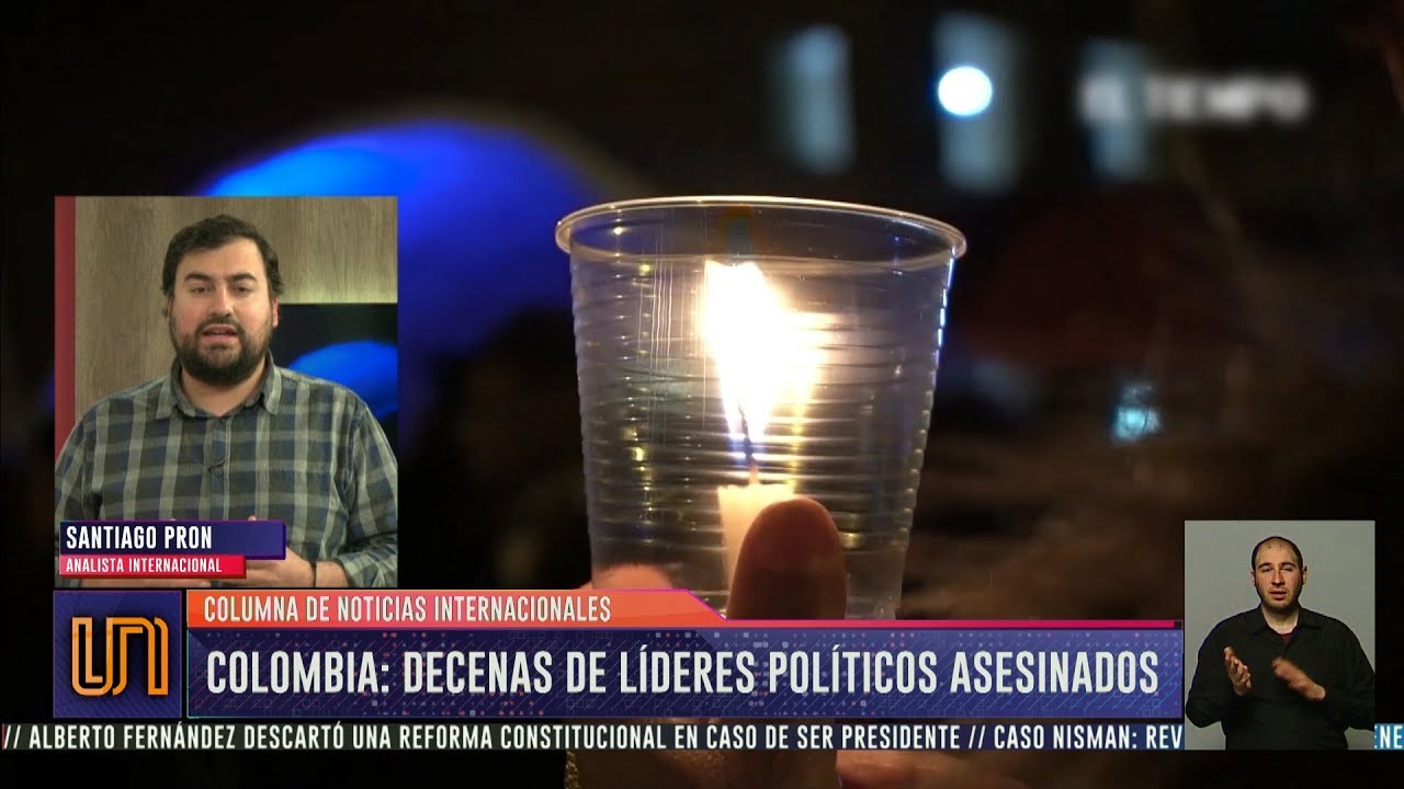 En Colombia asesinan por día a un líder político o social