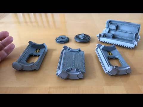 Interior painting on the Terrax Pattern Termite Assault Drill (Forge World, Horus Heresy, WH40K)