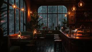Cozy Evening with Rain and Jazz | Total Serenity