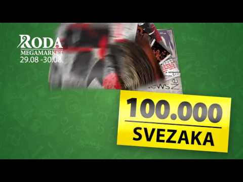 RODA - 100.000 svezaka na poklon 28-29.08.2015.