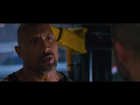 Hobbs   Shaw Funny Threatening   The Fate of the Furious 2017 Movie Clip