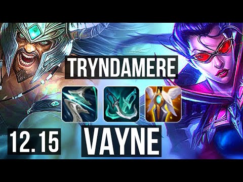 TRYNDAMERE vs VAYNE (TOP) | 9/0/4, 68% winrate, Legendary | NA Diamond | 12.15