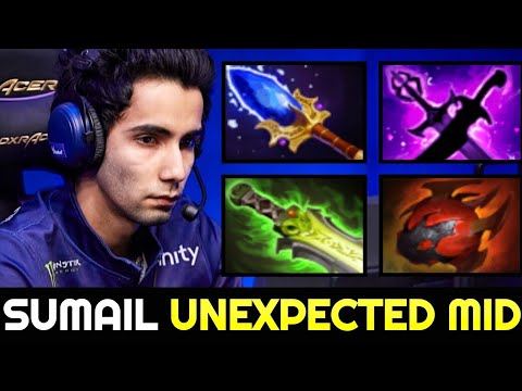 SUMAIL Unexpected Mid Io vs Queen of Pain 7.28 Dota 2