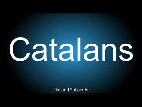 How to correctly pronounce - Catalans.