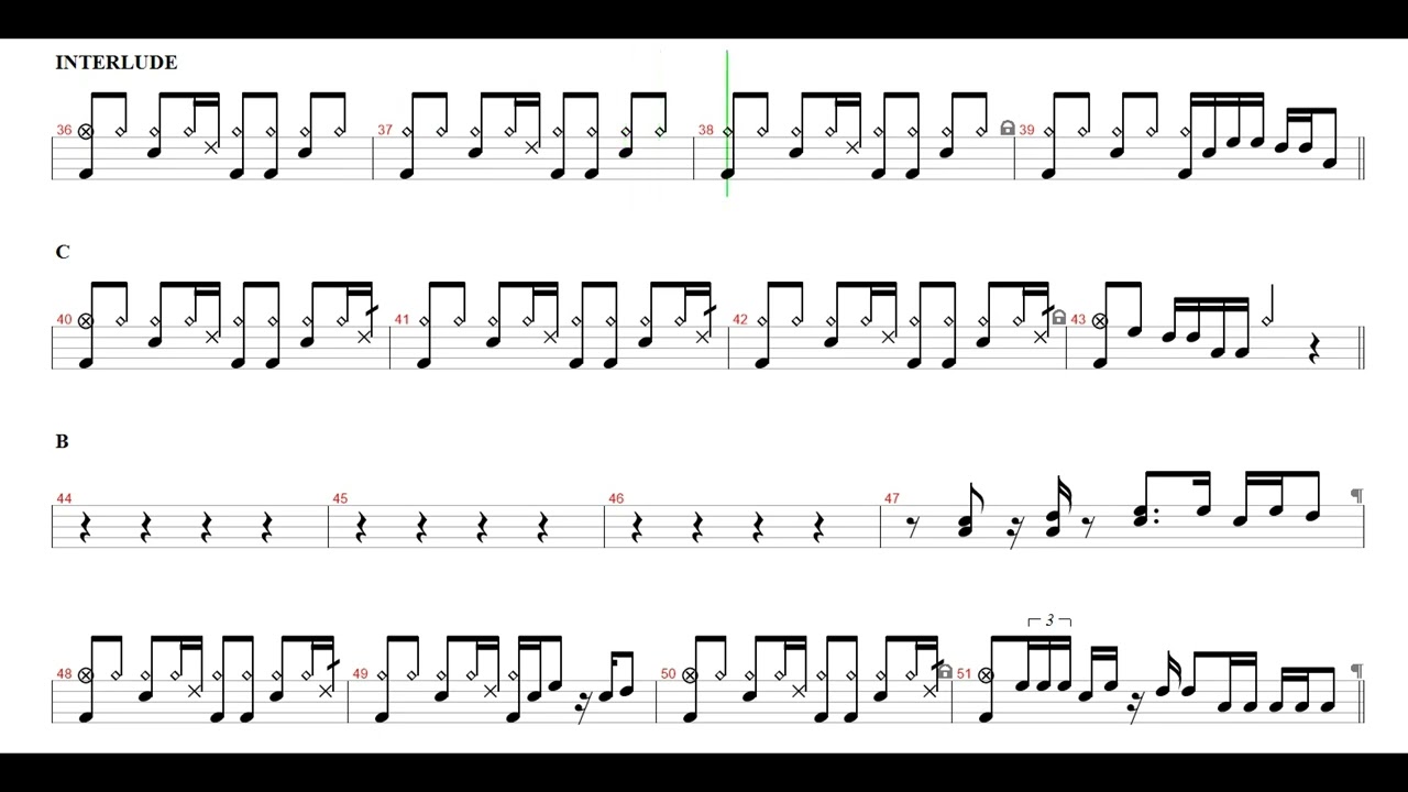 Rachael Yamagata-You Won't Let Me | Drum Score, Drum Sheet Music, 드럼악보